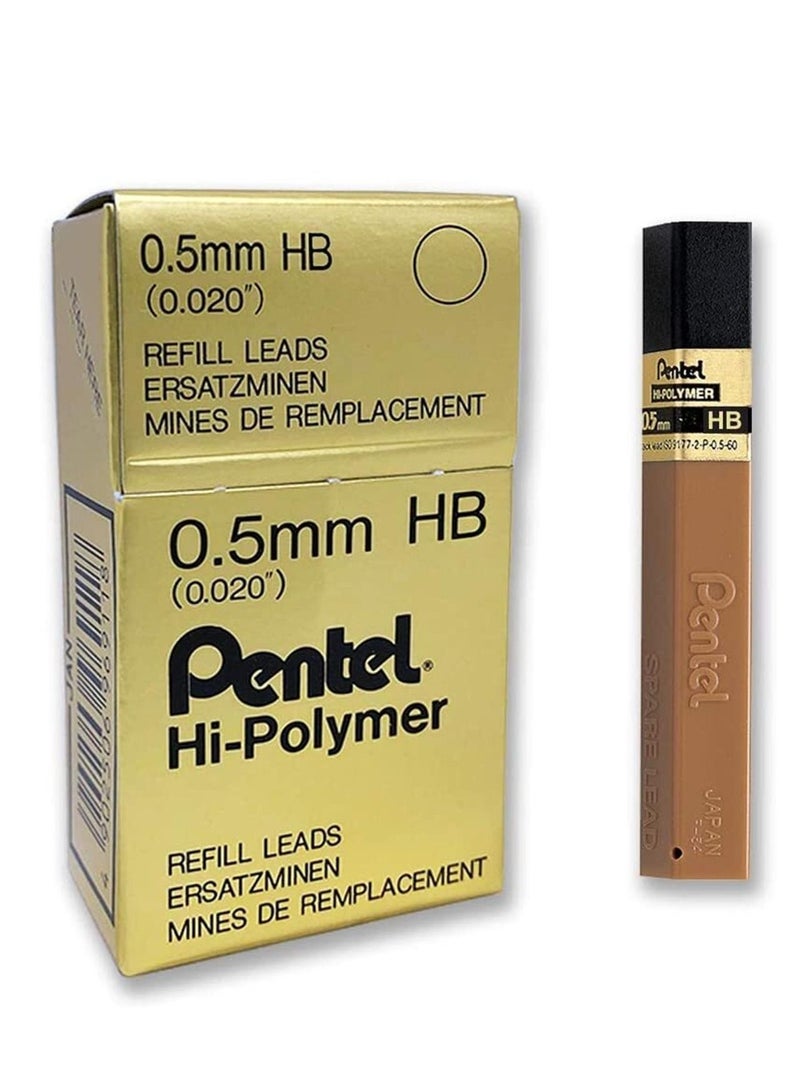 Pentel 12-Pack Lead Pencils 0.5mm Thickness - Image 3