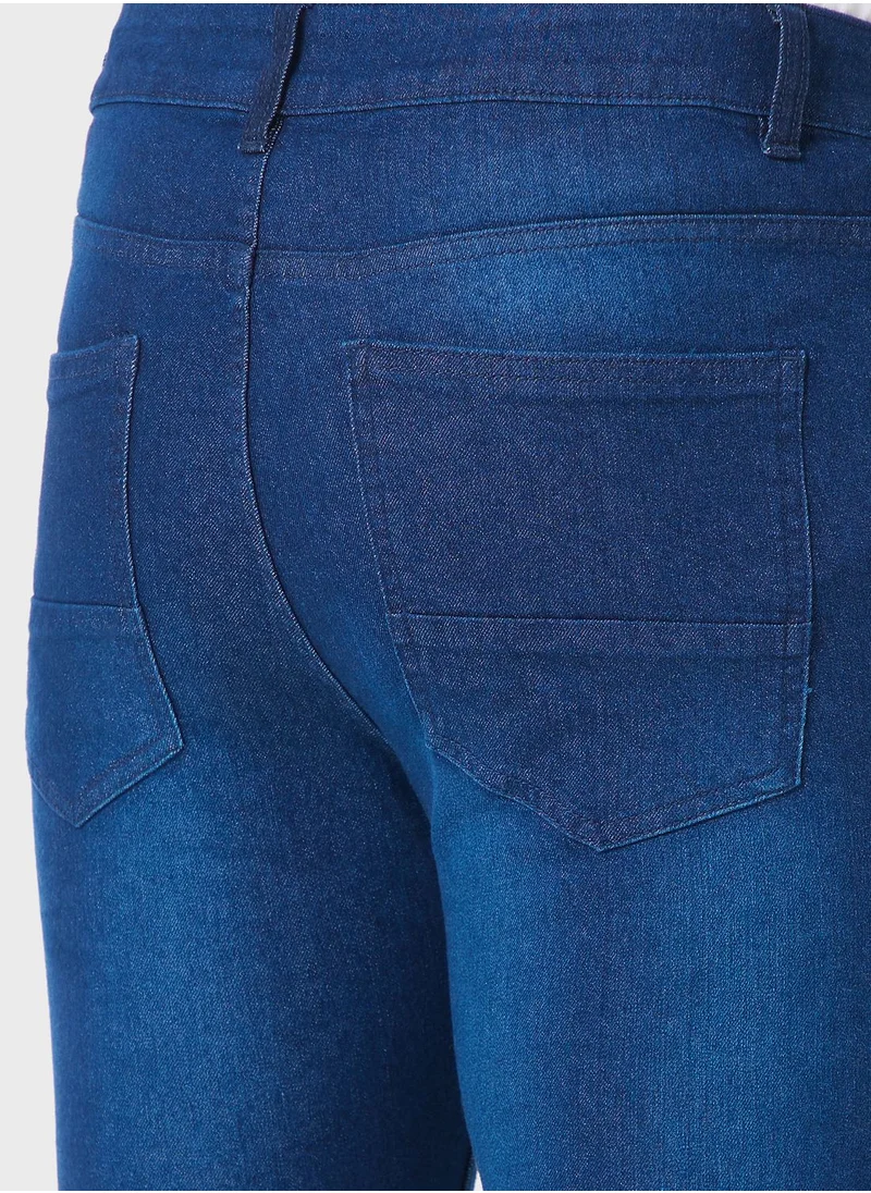 Seventy Five Slim Fit Washed Jeans