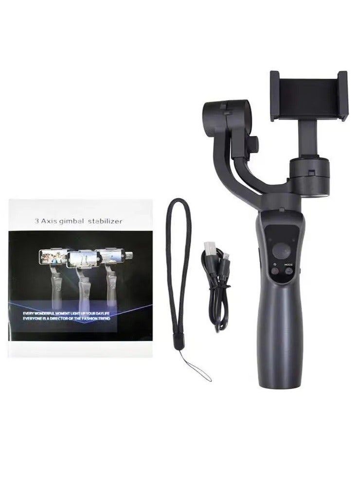 3-Axis Handheld Gimbal Smartphone Stabilizer Foldable Anti Shake Phone Gimbal with Face Tracking Rechargeable Battery for Vlogging Live Streaming Video Recording Content Creation - Image 4