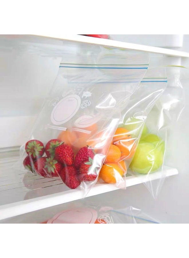 55 قطعة فريزر وأكياس تخزين للحوم والوجبات الخفيفة.