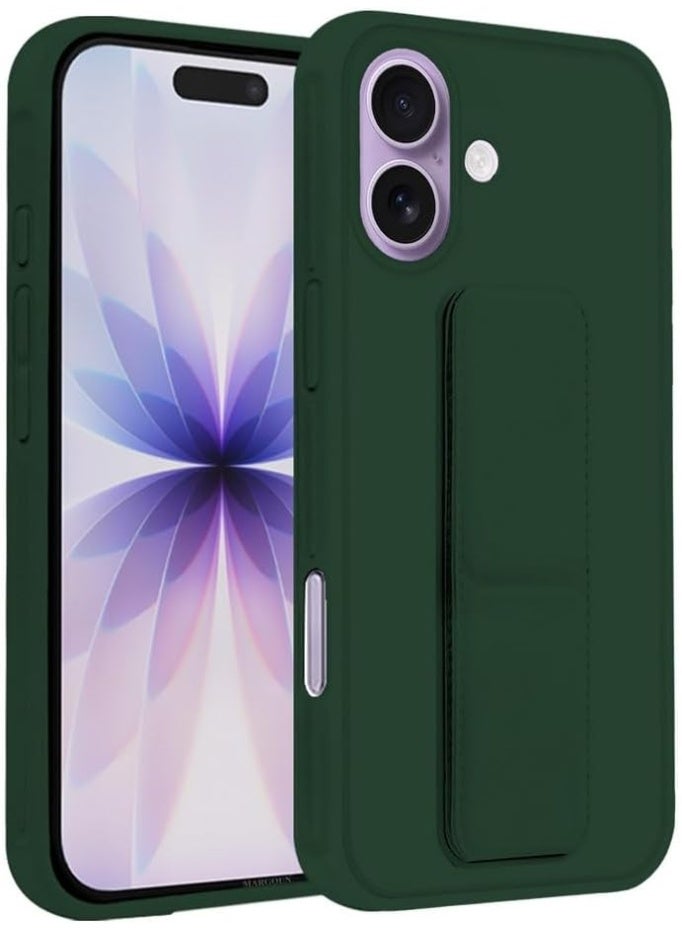 Case for iPhone 17 Back Stand Case Magnetic Car Holder Soft Silicone Case Horizontal and Vertical Kickstand Cover Full protection Case for iPhone 17 - Image 3
