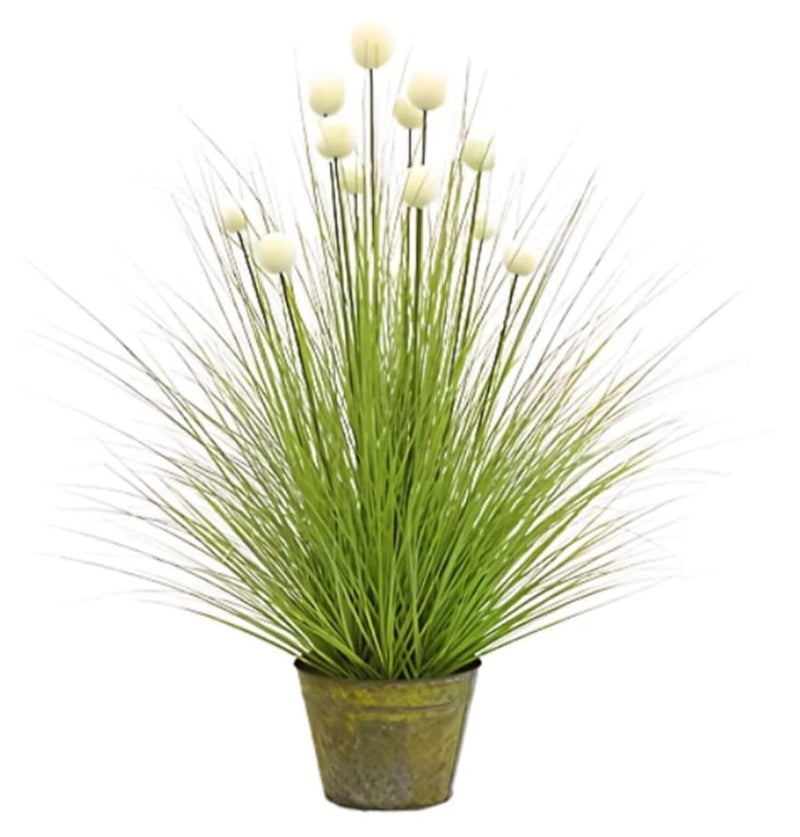 FOX & FERN FOX FERN Artificial Grass Plant for HomeOffice Decor Faux Plant to Elevate Any IndoorOutdoor SpaceGA5068 - Image 1