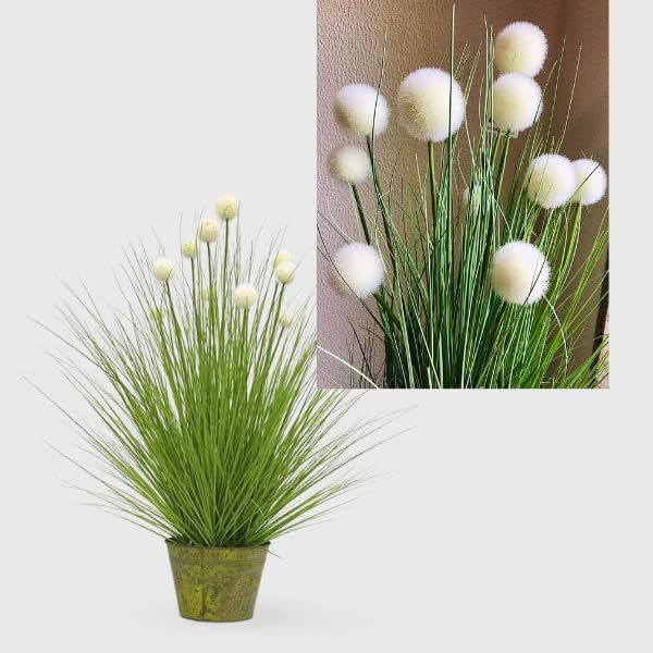 FOX & FERN FOX FERN Artificial Grass Plant for HomeOffice Decor Faux Plant to Elevate Any IndoorOutdoor SpaceGA5068 - Image 3