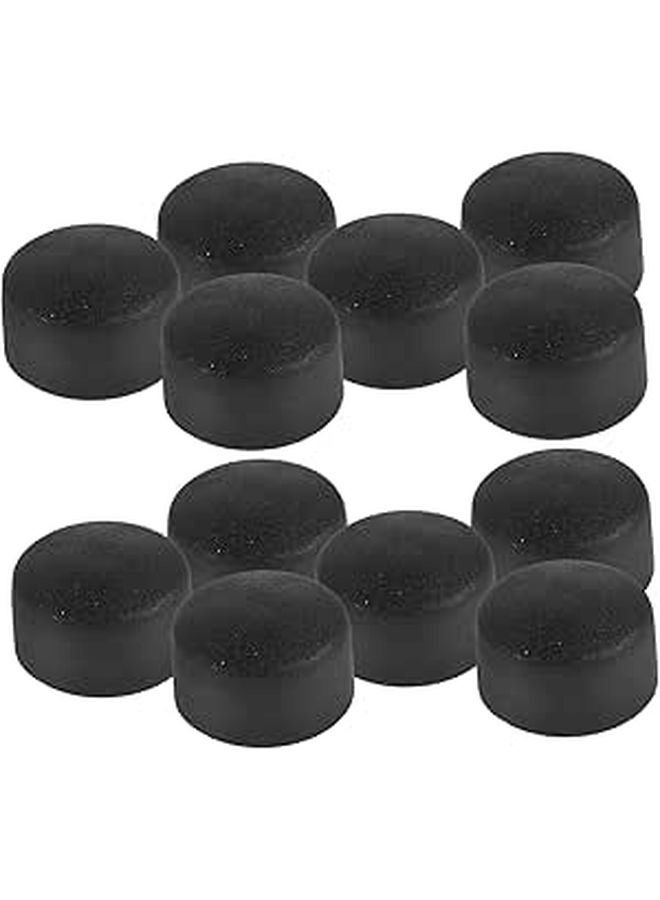 Plastic End Caps for Foosball Table Rods 12 Pack Easy Installation Safety Home Game - Image 1