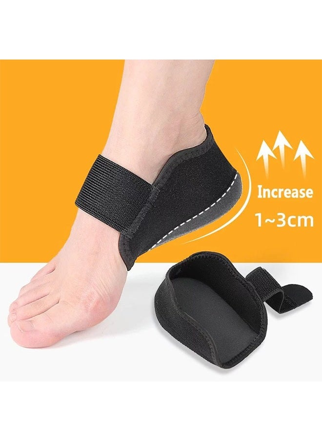 1 Pair Height Increase Insoles for Men & Women, 3cm Heel Cushions, Soft Shoe Inserts (Size 41-45)