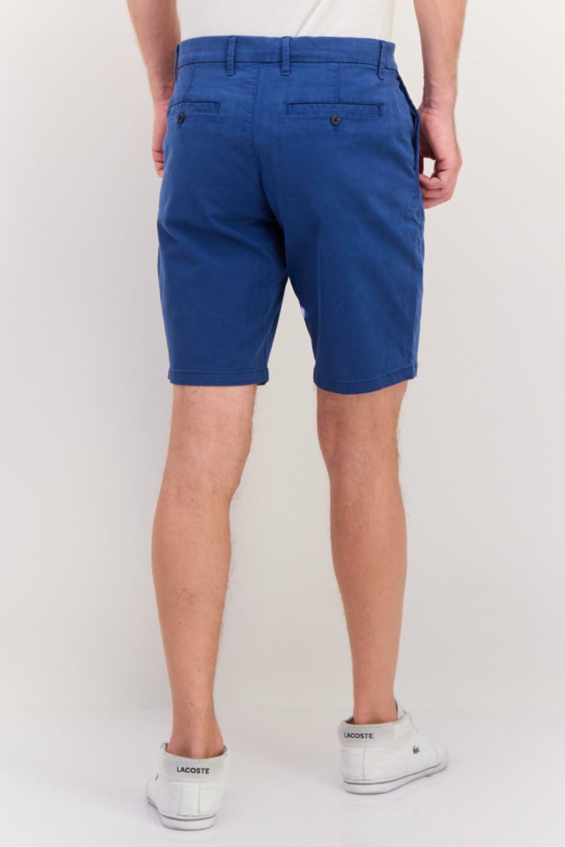 GAP Men Plain 10 Inseam Basic Shorts, Sea Blue - Image 2