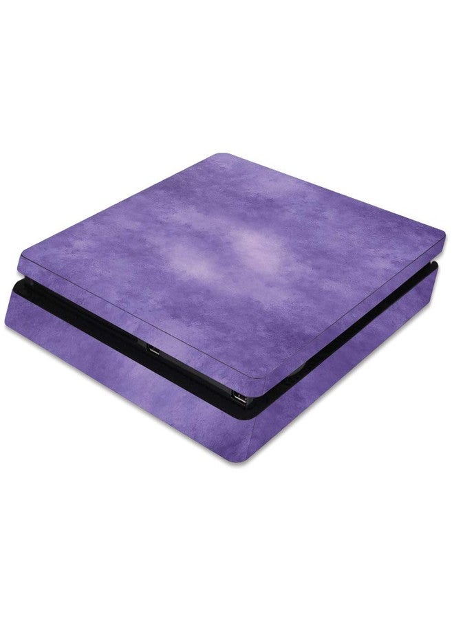 MIGHTY SKINS MightySkins Skin Compatible with Sony PS4 Slim Console - Purple Airbrush | Protective, Durable, and Unique Vinyl Decal wrap Cover | Easy to Apply, Remove, and Change Styles | Made in The USA - Image 2