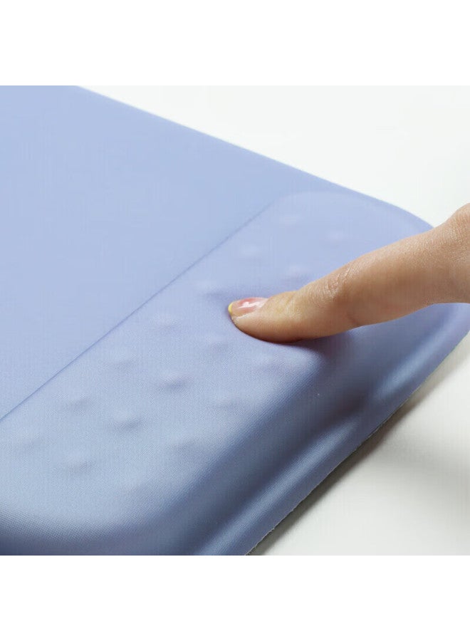 Bubm Memory Foam Wrist Pad, Mouse Pad, Wrist Rest, Cute Creative Simple Silicone Laptop Mouse Wrist Support, Hand And Wrist Pad For Men And Women, Jsm-b Smog Blue - Image 4