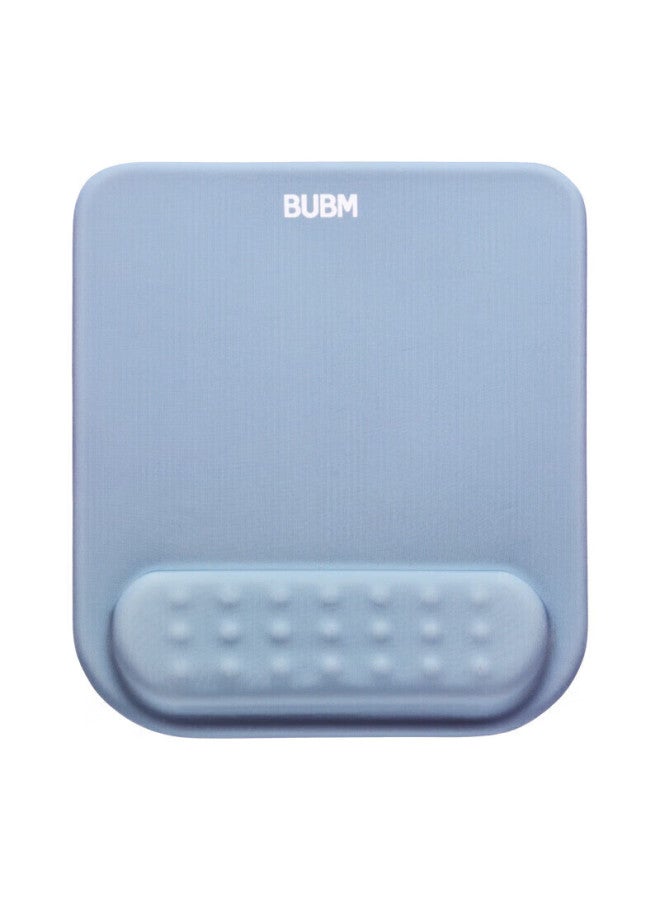 Bubm Memory Foam Wrist Pad, Mouse Pad, Wrist Rest, Cute Creative Simple Silicone Laptop Mouse Wrist Support, Hand And Wrist Pad For Men And Women, Jsm-b Smog Blue - Image 3