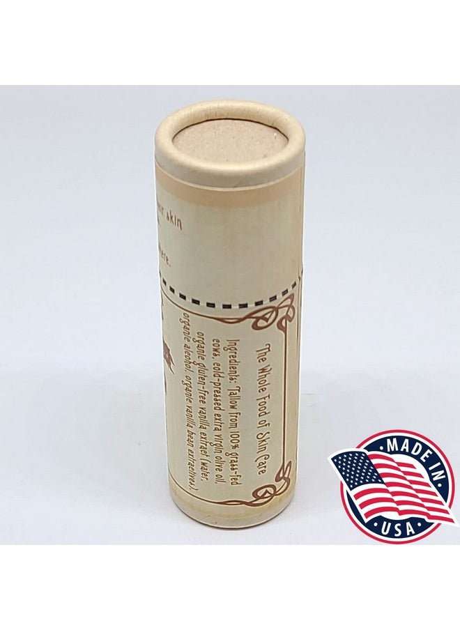 vintage tradition - Vintage Tradition Moisturizing Beef Tallow Lip Balm - Tube Lip Moisturizer with Vanilla Extract Hydrates & Soothes Dry Lips - Grass-Fed Tallow Balm for Skin Care, 0.5 Fl. Oz. - Image 1
