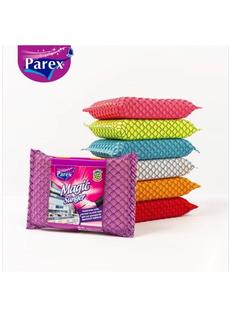 Parex - PAREX SPONGE BRIGHT COLOR NAIL SAVER -3 PIECES - Image 1
