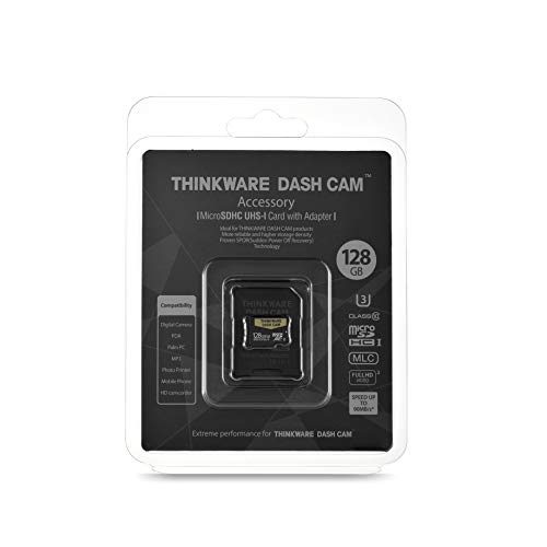 Thinkware TWA-SMU128 THINKWARE UHS-I 128 GB MICROSD Card | MLC NAND | Anti File Corruption | for Dash Cam, 128GB - Image 2