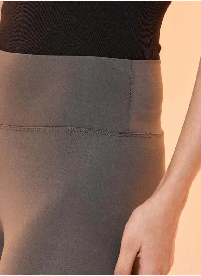 Styli Elastic Waistband Basic Leggings