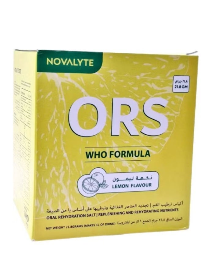 Novalyte 21.8Gm Ors Lemon Sachet 10'S