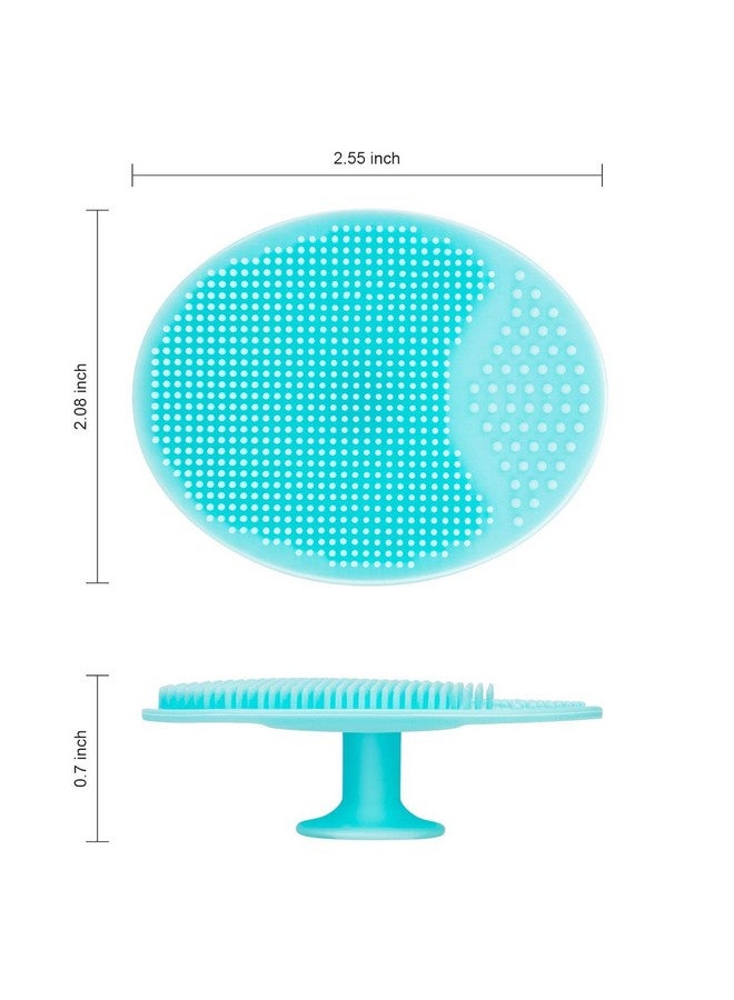 EVEN Facial Cleansing Brush Pads, Soft Silicone Face Scrubbers Exfoliators Face Blackhead Removing Massage Tool, Silicon Face Scrubber Pad (Assorted Color) (Face Scrubber 1 Piece) - Image 2