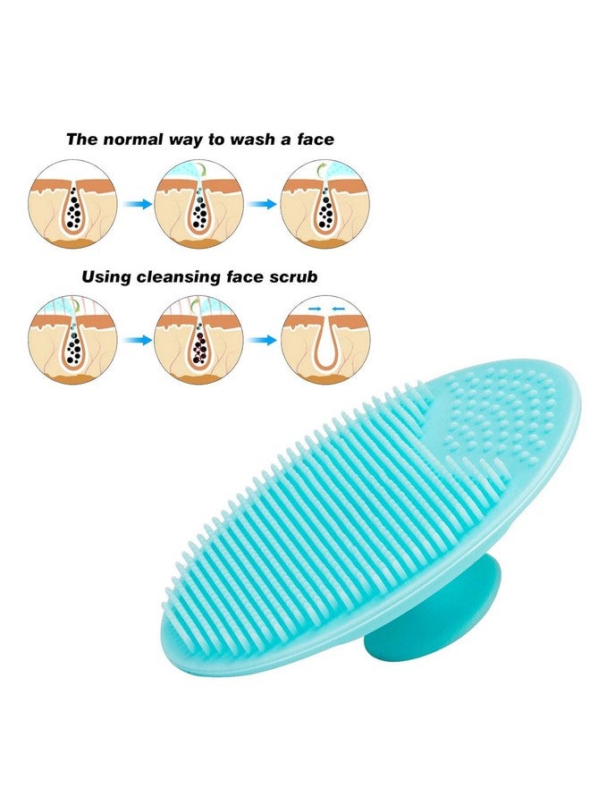 EVEN Facial Cleansing Brush Pads, Soft Silicone Face Scrubbers Exfoliators Face Blackhead Removing Massage Tool, Silicon Face Scrubber Pad (Assorted Color) (Face Scrubber 1 Piece) - Image 5