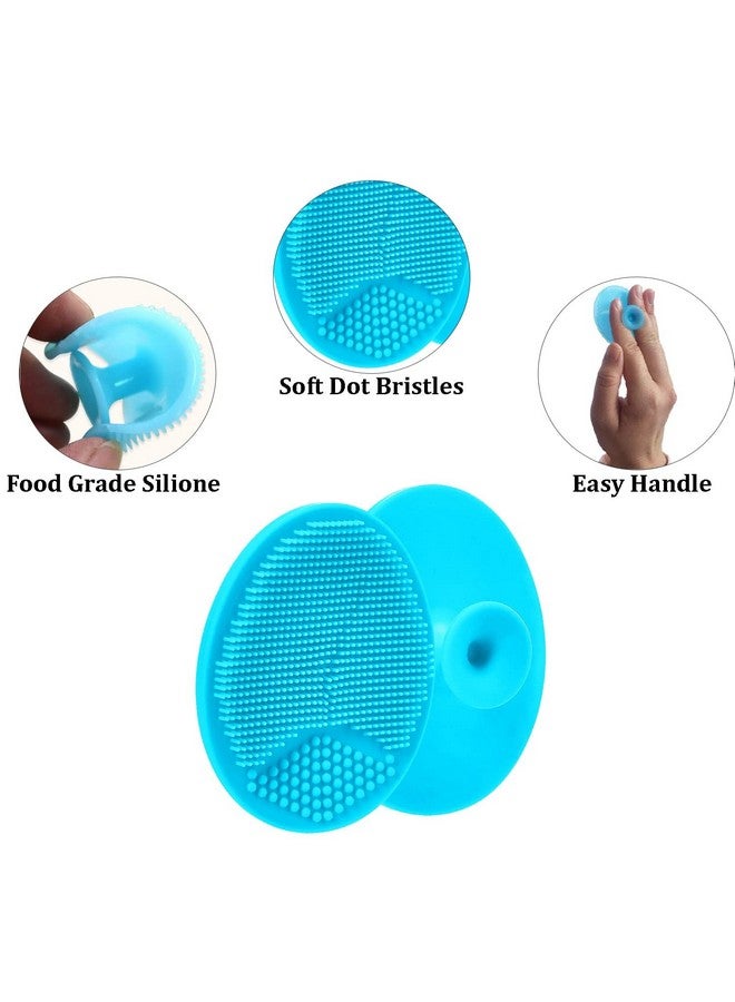 EVEN Facial Cleansing Brush Pads, Soft Silicone Face Scrubbers Exfoliators Face Blackhead Removing Massage Tool, Silicon Face Scrubber Pad (Assorted Color) (Face Scrubber 1 Piece) - Image 4