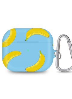 StylePods Case for Airpods 3rd Gen Case With Anti-Lost Keychain - Rolling Bananas
