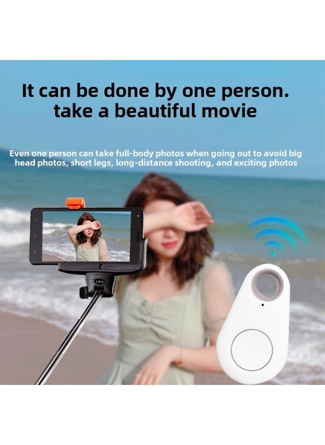 Bluetooth Selfie Photo Live Video Spot Wireless Control Mobile Phone Remote Control-Color:Black (color Box + Instructions) - Image 3