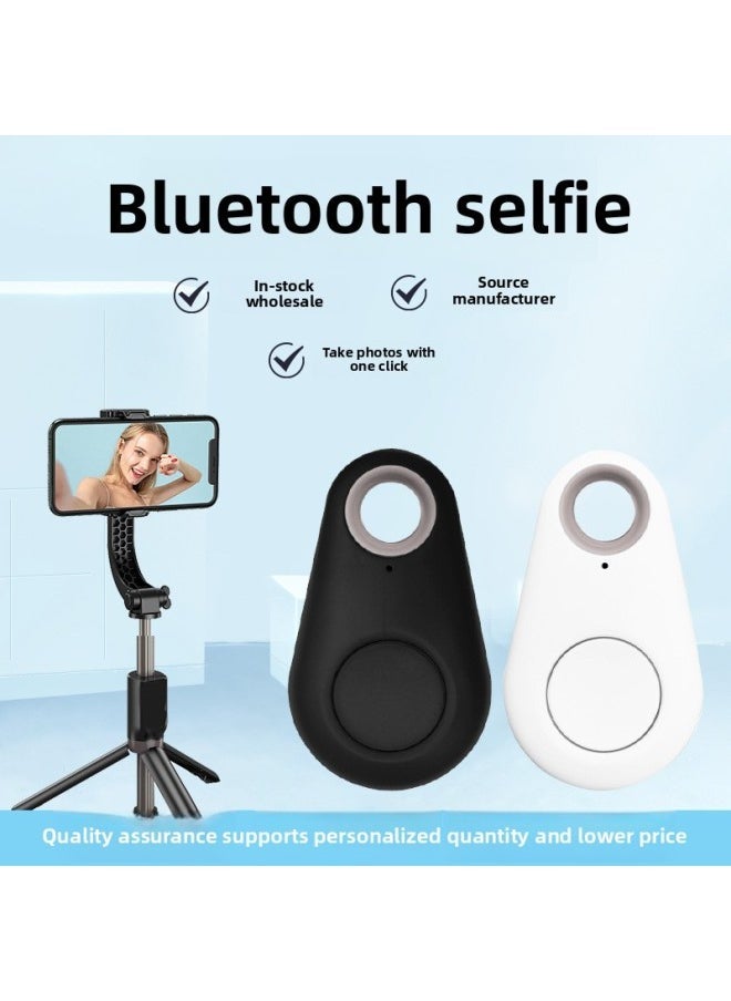 Bluetooth Selfie Photo Live Video Spot Wireless Control Mobile Phone Remote Control-Color:Black (color Box + Instructions) - Image 1