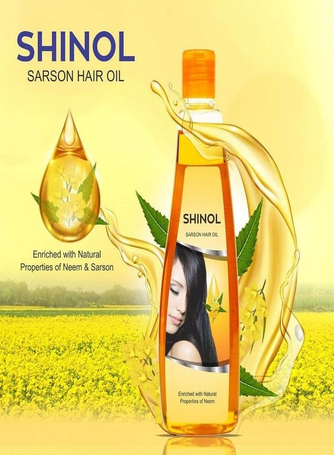 شينول زيت الشعر RCM Shinol Sarson (150 مل) عبوة من 3 قطع - Image 3