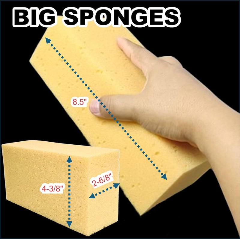 QUALIALL إسفنجات غسيل السيارات EXTRA SOFT من QUALIALL - عبوة 5 قطع - Image 4