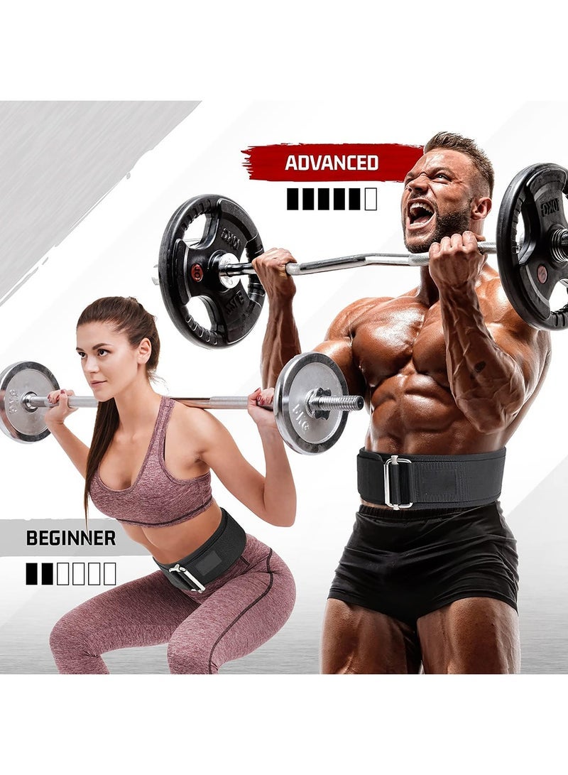 Generic Adjustable Weight Lifting Belt For Cross Training Self-Locking Nylon Weightlifting Belt Back Support for Squats Deadlifts Gym Workout - Image 5