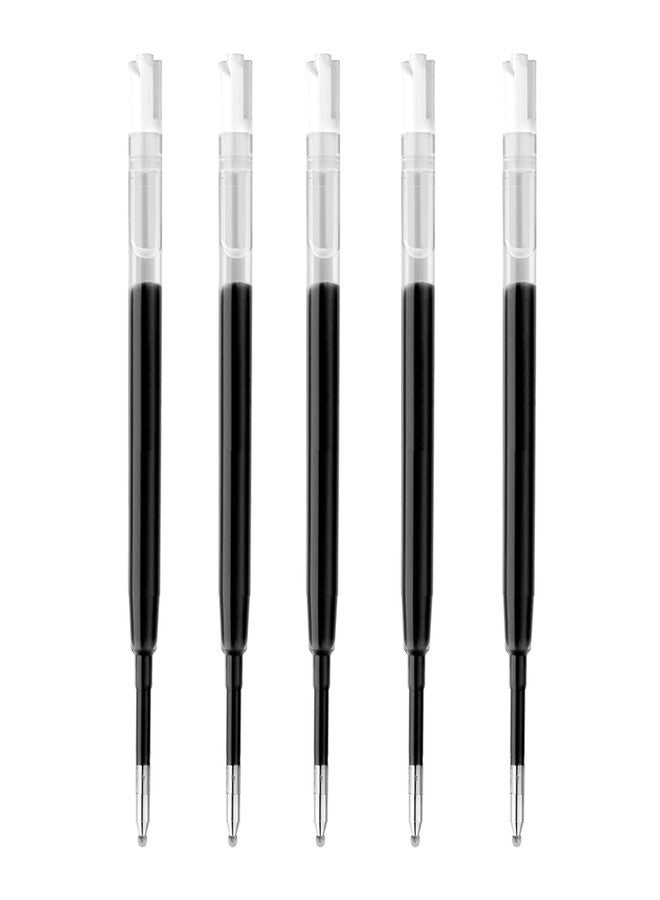 DunBong G2 Gel Ink Pen Refills, for Retractable Gel Pens, Gel Ink Rollerball Pens, 0.5mm Fine Point, Pack of 5 (Black) - Image 1
