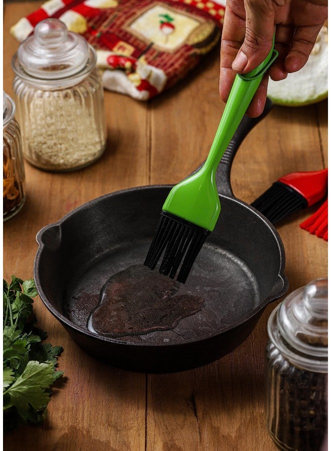 Clazkit Silicone Basting Brush, Stainless Steel Basting Brush with Silicone Bristles for BBQ/Grilling/Pastry/Turkey Baster, BPA Free- Green - Image 4