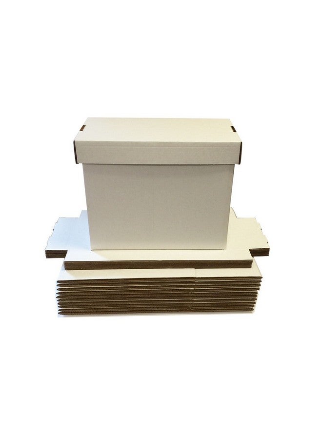 Max Protection Storage Box Holds 150175 Comic Books Set Of 3 White - Image 1