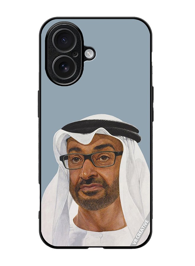 Protective Case Cover For Apple iPhone 17 Sheikh Mohamed Bin Zayed Al Nahyan Design Multicolour