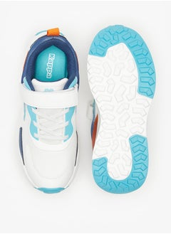 Kappa Boys' Panelled Sports Shoes with Hook and Loop Closure  - Image 4
