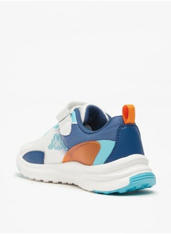 Kappa Boys' Panelled Sports Shoes with Hook and Loop Closure  - Image 2