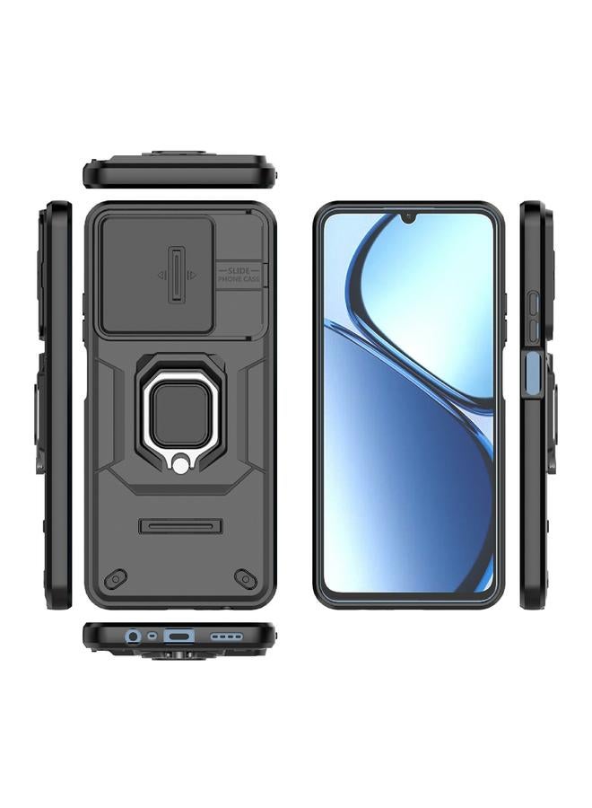 S-TOP Case For Realme C63 4G Global Sliding Camshield TPU + PC Shockproof Phone Case with Holder - Image 3