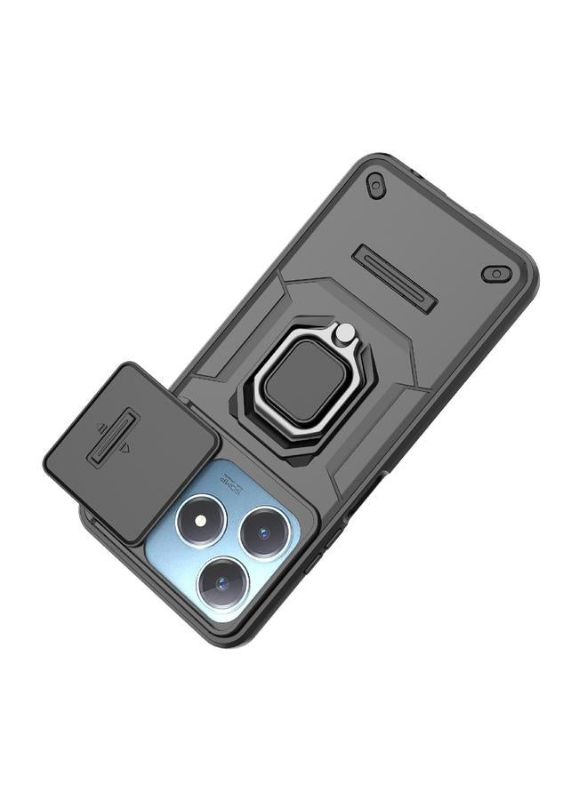 S-TOP Case For Realme C63 4G Global Sliding Camshield TPU + PC Shockproof Phone Case with Holder - Image 5