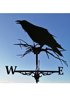 Rooster Weathervane Metal Silhouette Decor Crow
