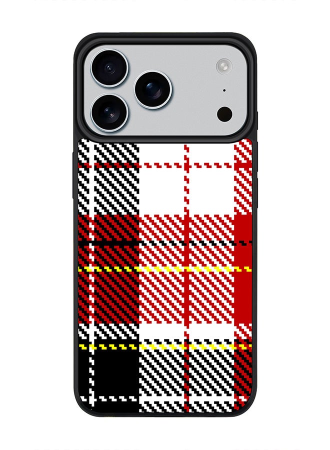 Stylizedd iPhone 17 Pro Max Case, [Compatible with MagSafe] Slim Magnetic cover Phone Case iPhone 17 Pro Max -English Flannel - Image 1