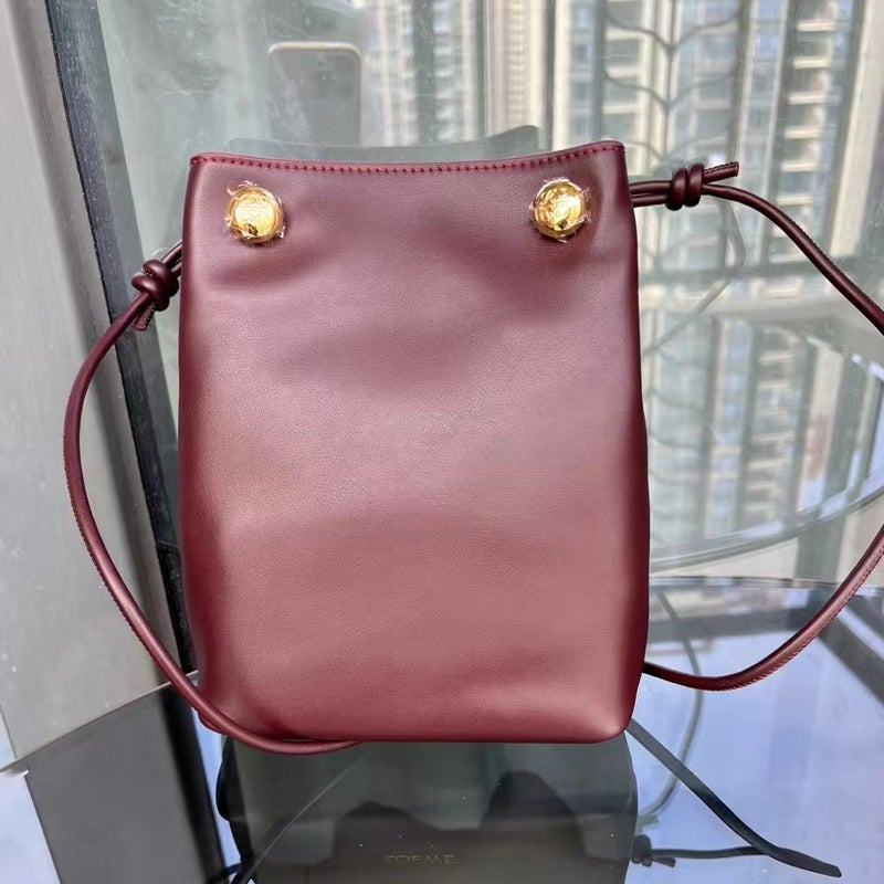 25 Early Spring New Pebble Mobile Phone Bag Minimalist Soft Cowhide Crossbody Bag Fashionable Casual Leather Small Square Bag - Image 3