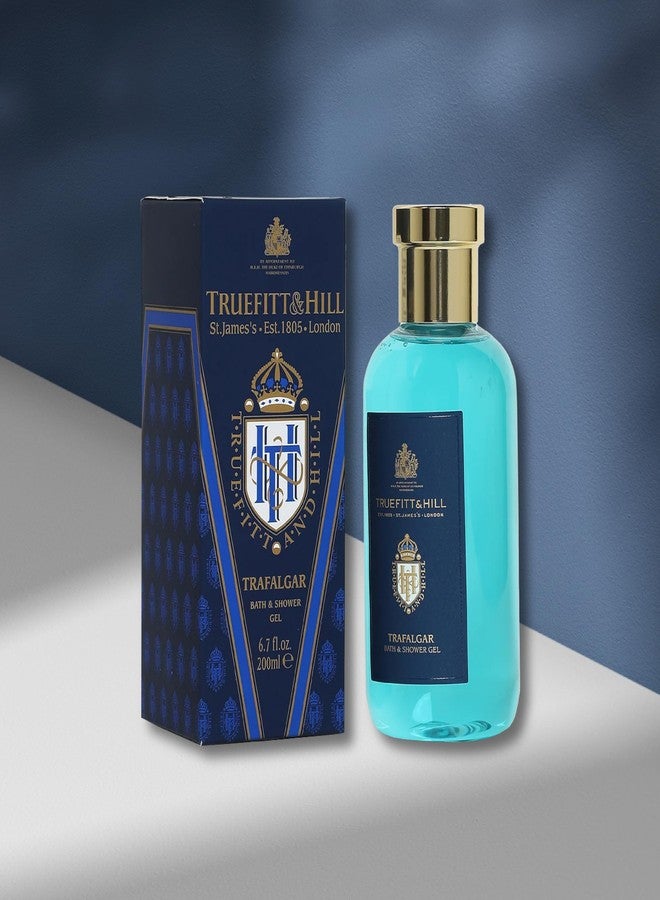 Truefitt & Hill Premium Luxury Bath & Shower Gel - Trafalgar - Rich Lather, Deep Cleanse, and Refreshing Aroma - 6.7 oz - Image 2