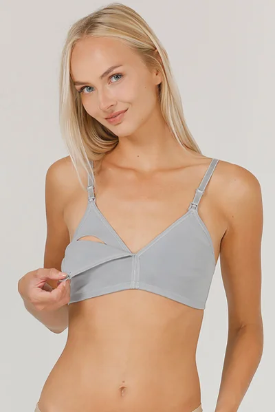 Par Lingerie Pl Nursing Bra Gray