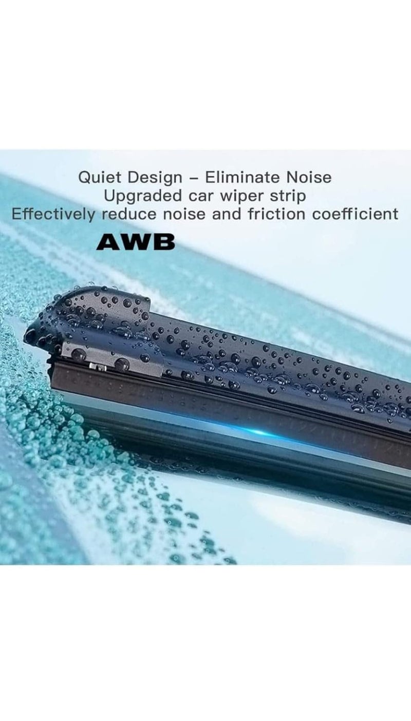 AWB® Front Wiper Blade for BMW 7 Series F01 F02 F03 F04(2008-2015 model) set of 2 - Image 3