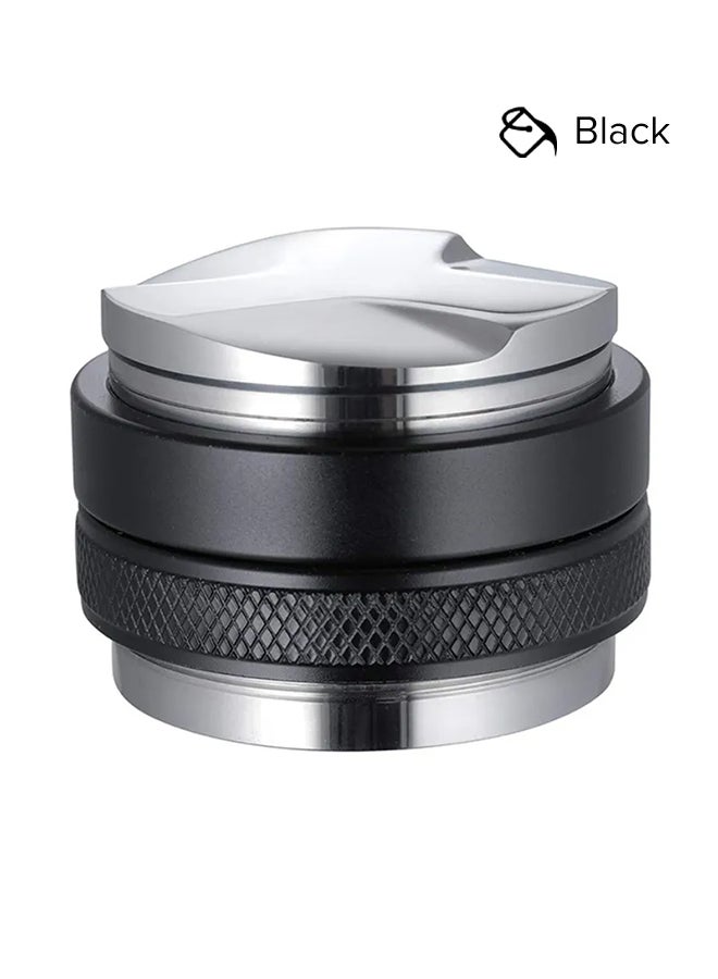 إسكدنيا أداة دك وتوزيع وتسوية القهوة برأسين أسود 51مم - Image 1