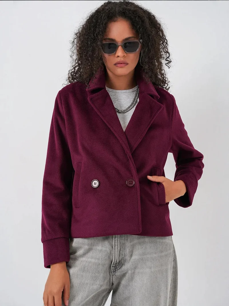 BDART Textured Double Breasted Jacket