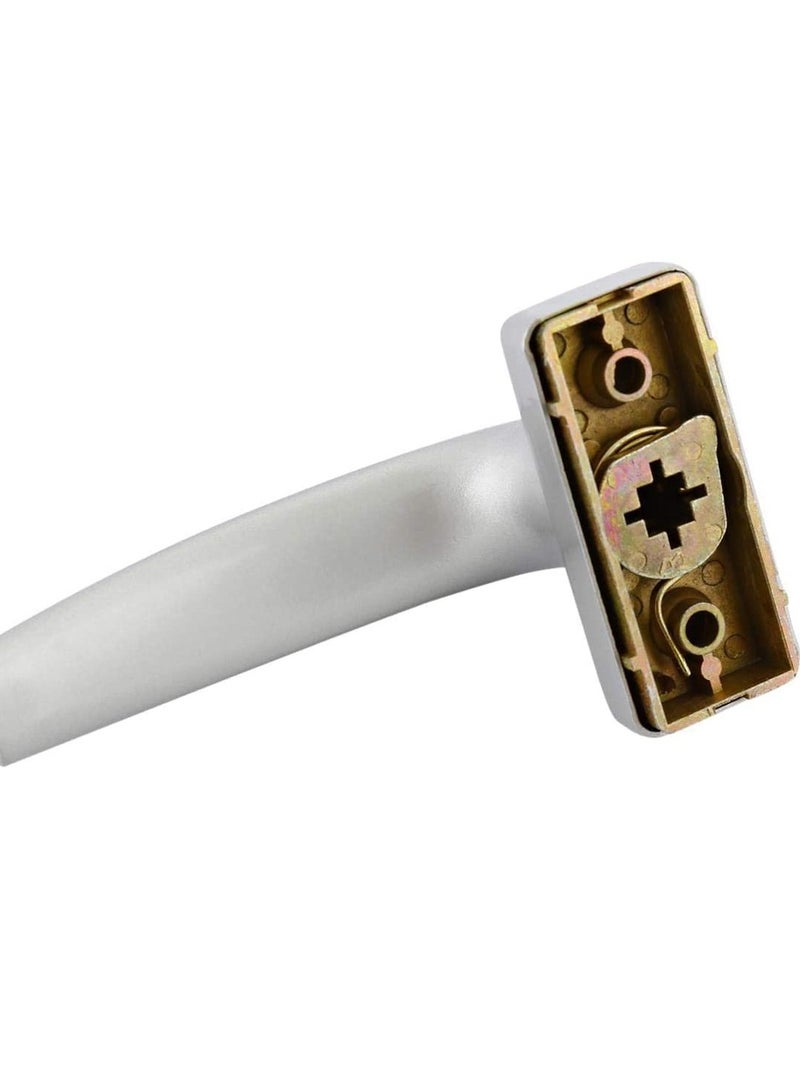 ROBUSTLINE Robustline Aluminum Door Handle With 20MM Lock Body, Heavy Duty Door Handle Set. (Silver)  - Image 3