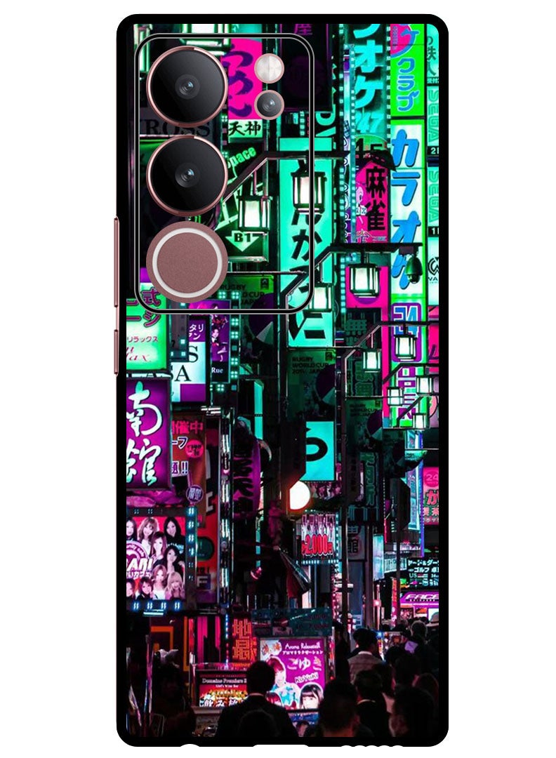 Theodor Protective Case Anti Scratch Shock Proof Bumper Cover For Vivo S17 - S17 Pro Tokyo Night - Image 1