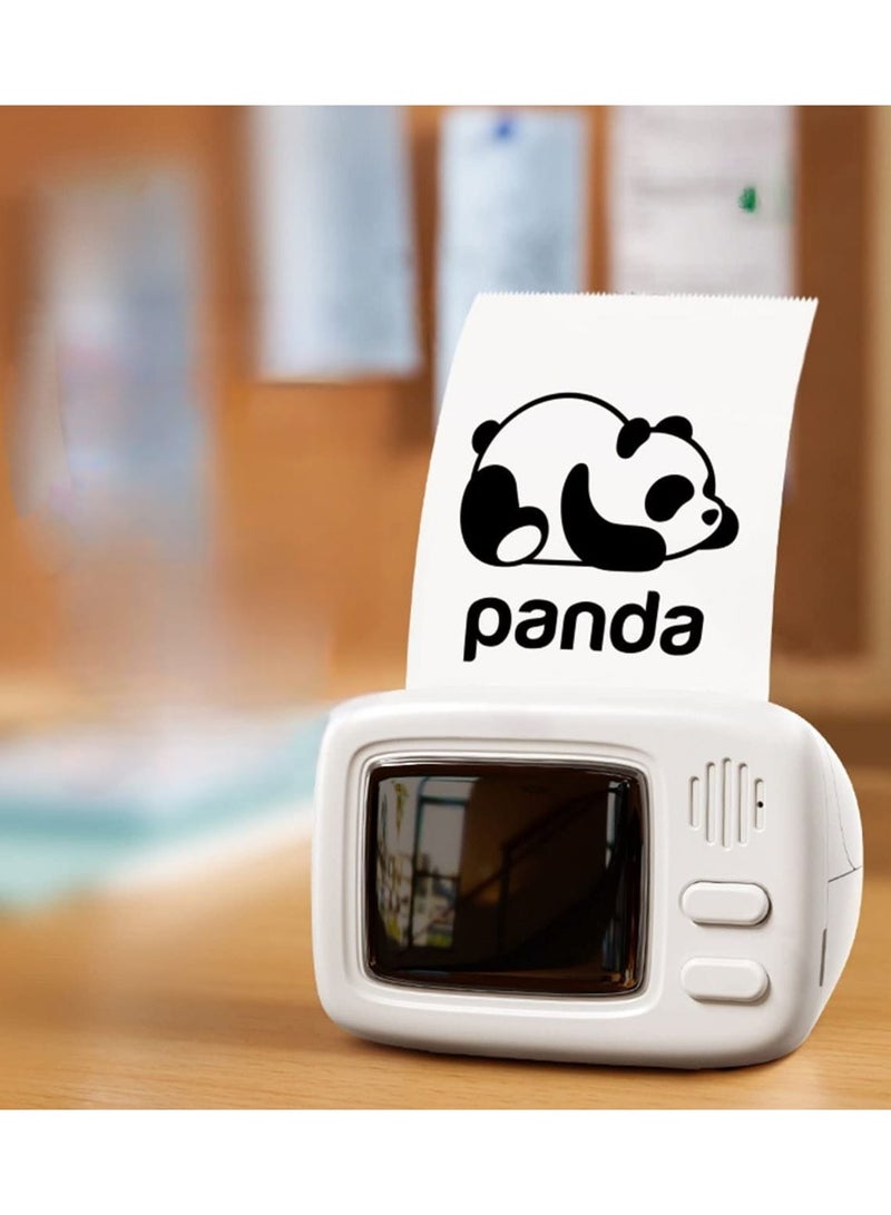 Mini Printer A2 Wireless Bluetooth Pocket Label Maker, Versatile Photo, Memo and QR Code Printing ,Portable, Eco Friendly, Compatible with iOS & Android Includes Thermal Paper Roll  - Image 1