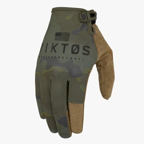 VIKTOS Men's Operatus XP Low Profile Durable Moisture-Wicking Touchscreen-Compatible Tactical Duty Gloves | Mesh Backhand, Murkwood Camo, XX-Large - Image 1