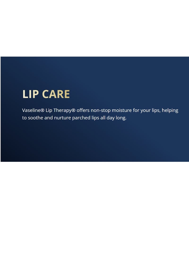 Vaseline Lip Therapy ORIGINAL Lip Balm 20g X 2, Soothes Dry Lips - Image 4