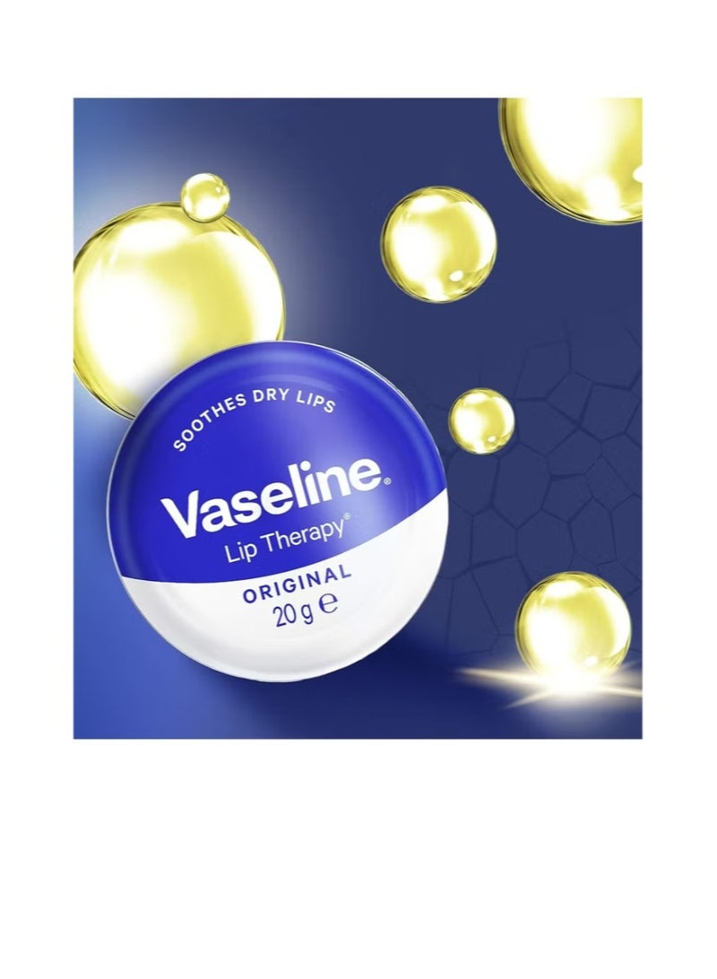 Vaseline Lip Therapy ORIGINAL Lip Balm 20g X 2, Soothes Dry Lips - Image 3