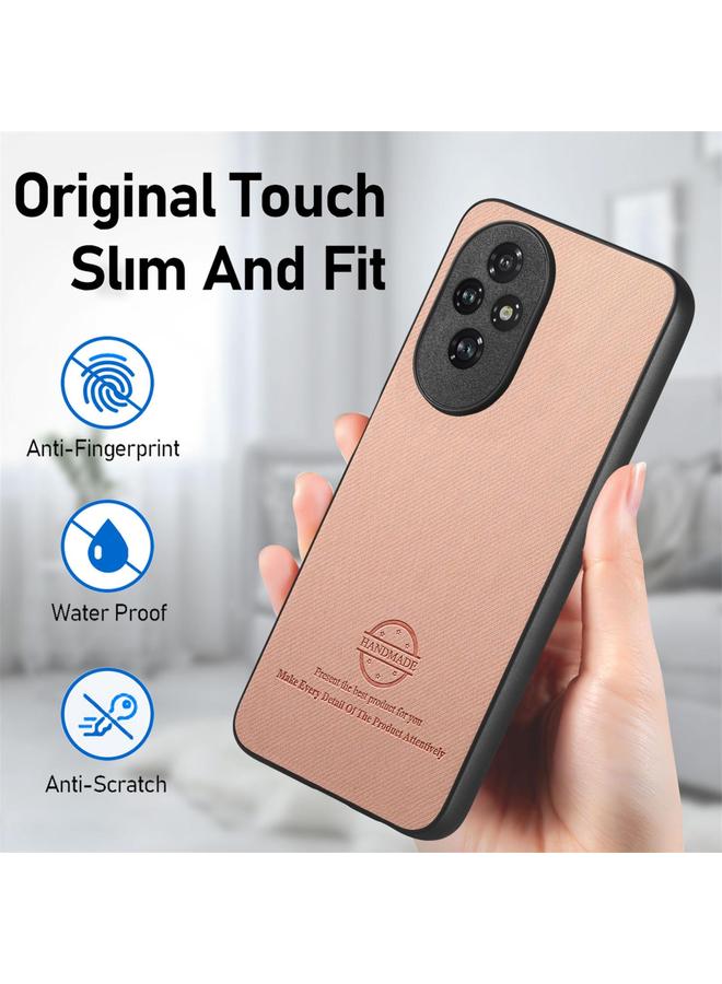 اس-توب جراب خلفي لهاتف Honor 200 مصنوع من الجلد الصناعي المائل - Image 5